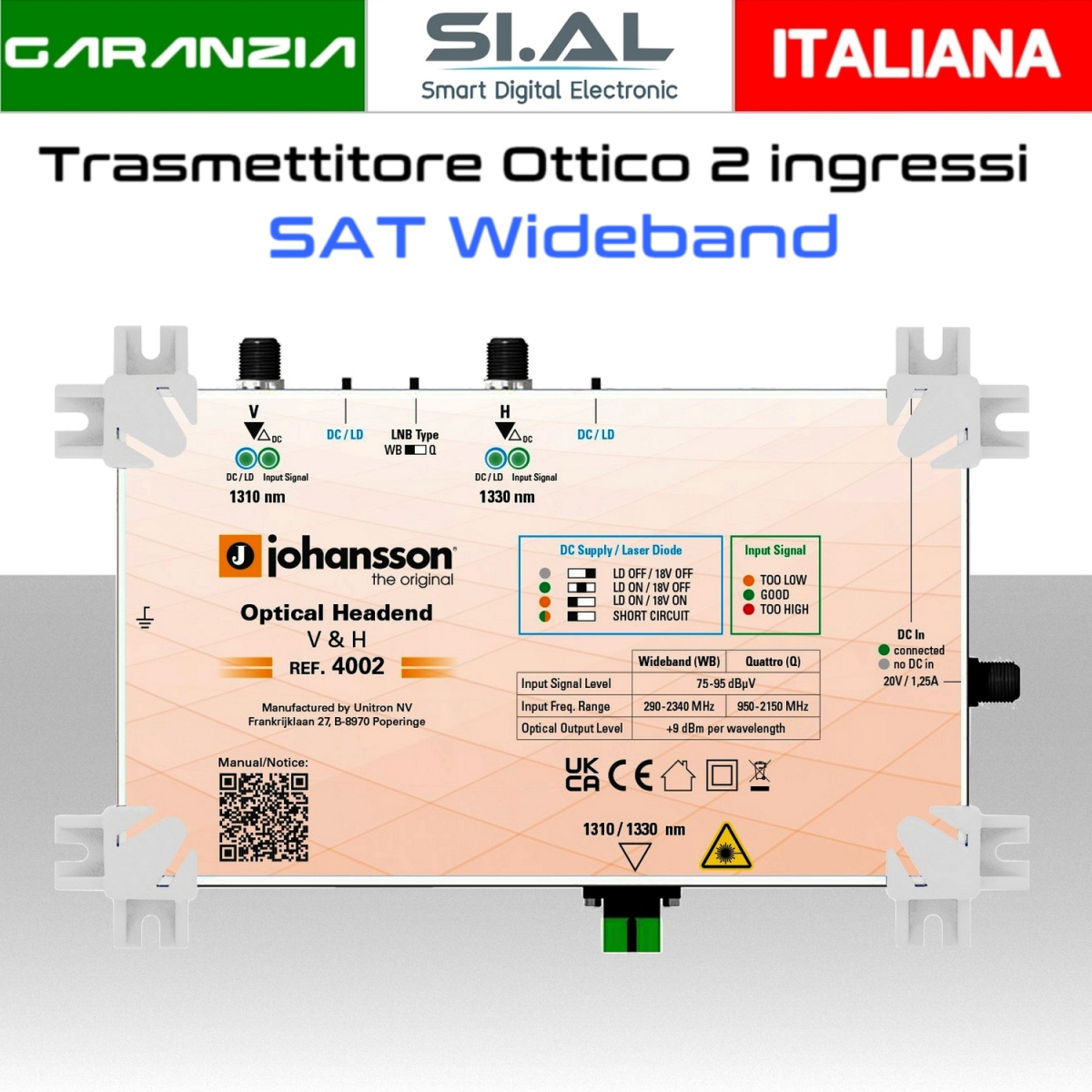 4002 Trasmettitore wideband