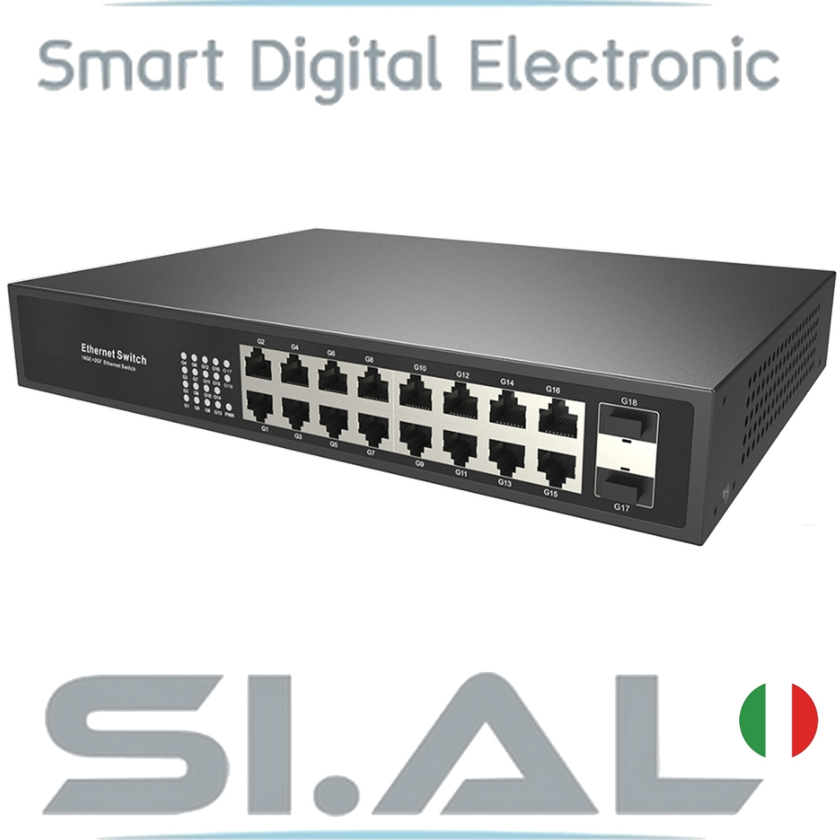 H3218F Switch ethernet fibra