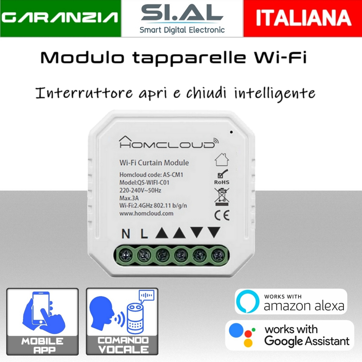 Modulo Tapparelle wifi