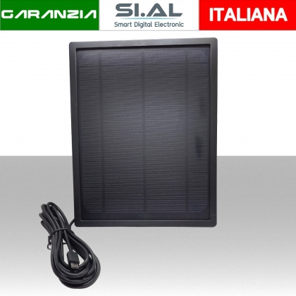 Pannello solare per Telecamera a batteria USB 5V 1A 