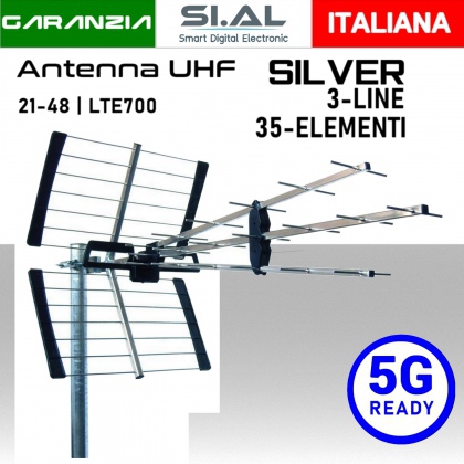 Antenna UHF 5G Ready 3-LINE 35 elementi  Emme Esse 