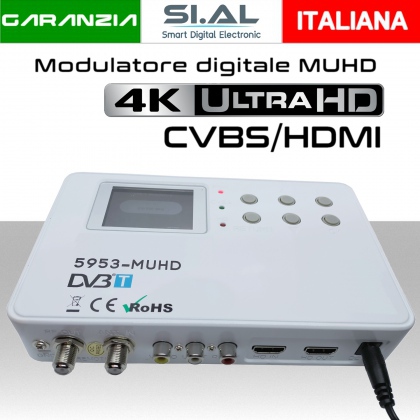 Modulatore HDMI 4K digitale audio video CVBS/HDMI 