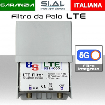 Filtro 5G da palo per antenna blocca interferenze schermato alte prestazioni