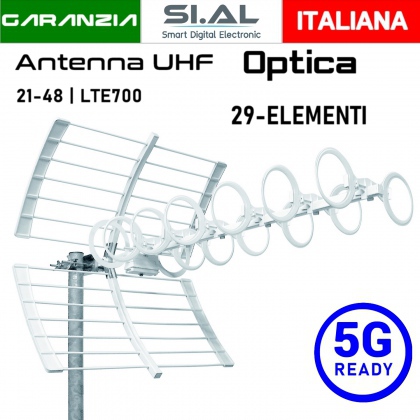 Antenna UHF 5G Ready OPTICA 29 elementi Emme Esse
