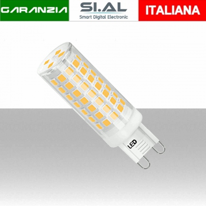 Lampadina LED G9 5W 230Vac luce naturale 4000K 600 lumen - 60W equivalenti