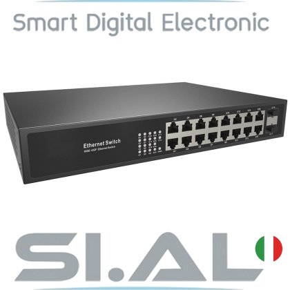 H3218F Switch ethernet fibra