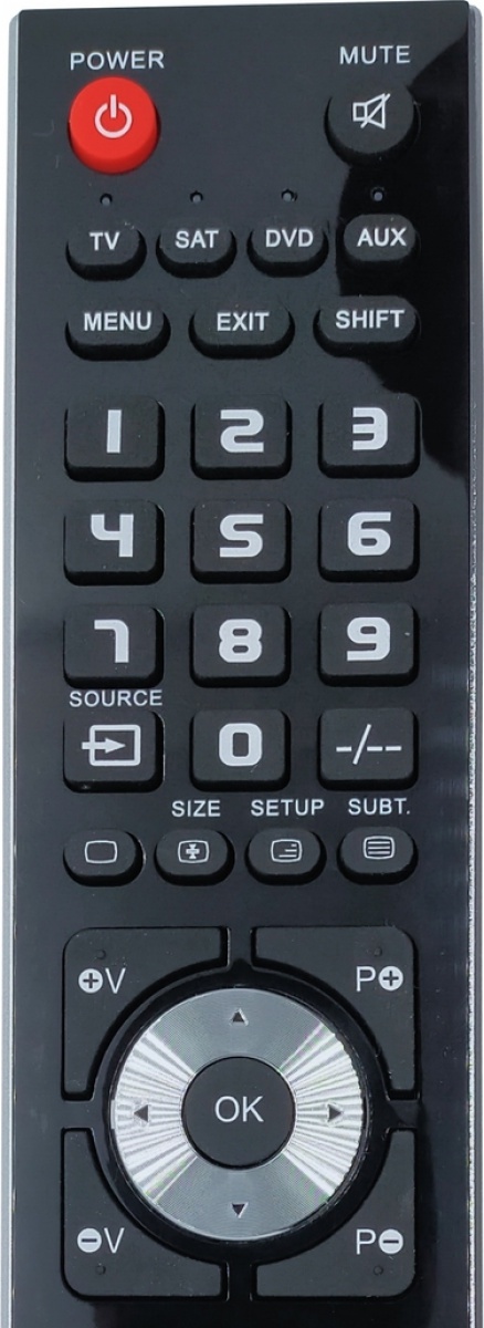 Re-Flix Superior Light - Telecomando Universale 4 In 1 Già Preprogrammato Per TV MIIA MT39A02 E 747516, Ergonomico, Pronto All'Uso
