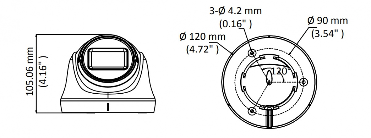 Telecamera motorizzata schema  2.8 a 12 mm
