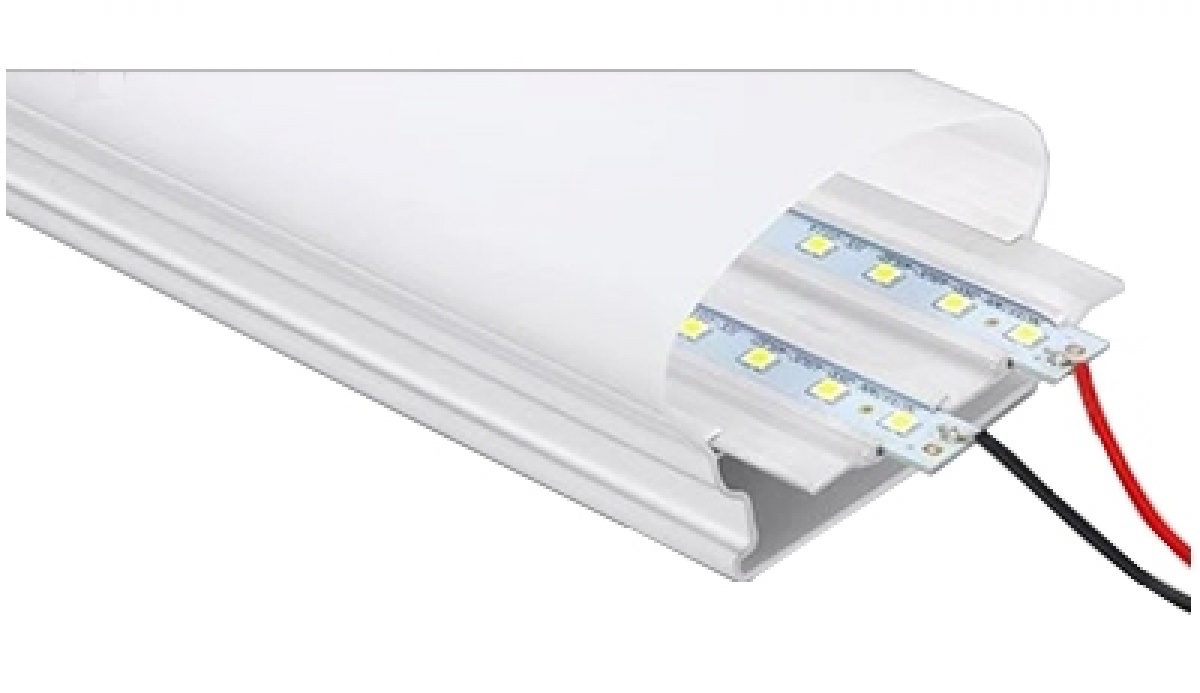 Plafoniera LED lineare  stagna da soffitto luce bianca