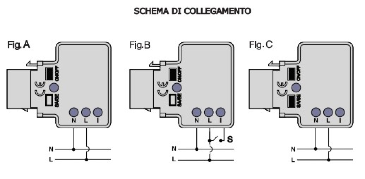 Collegamento elettrico luce emergenza da frutto segna passo LED