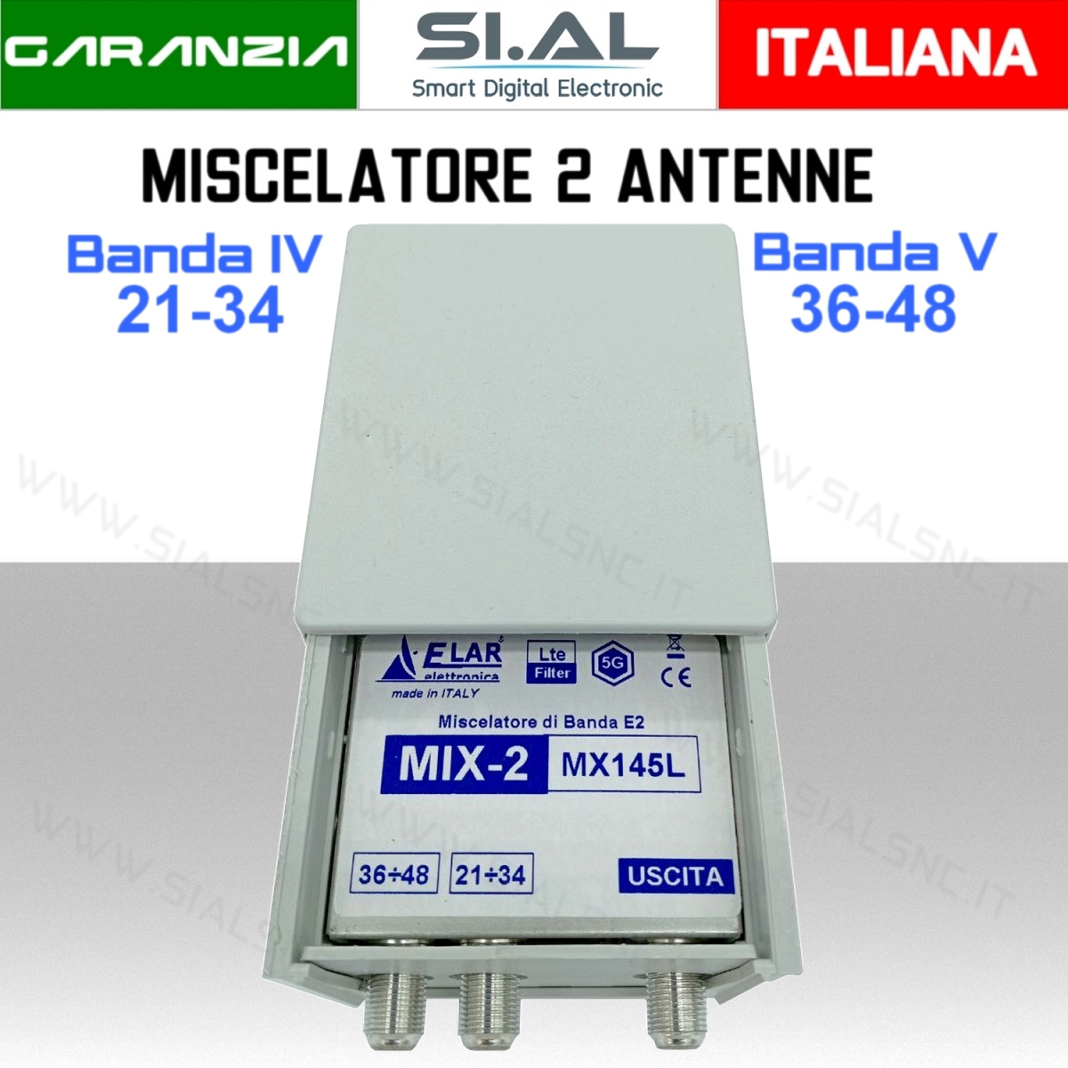 sa2797 miscelatore antenne uhf mx145L