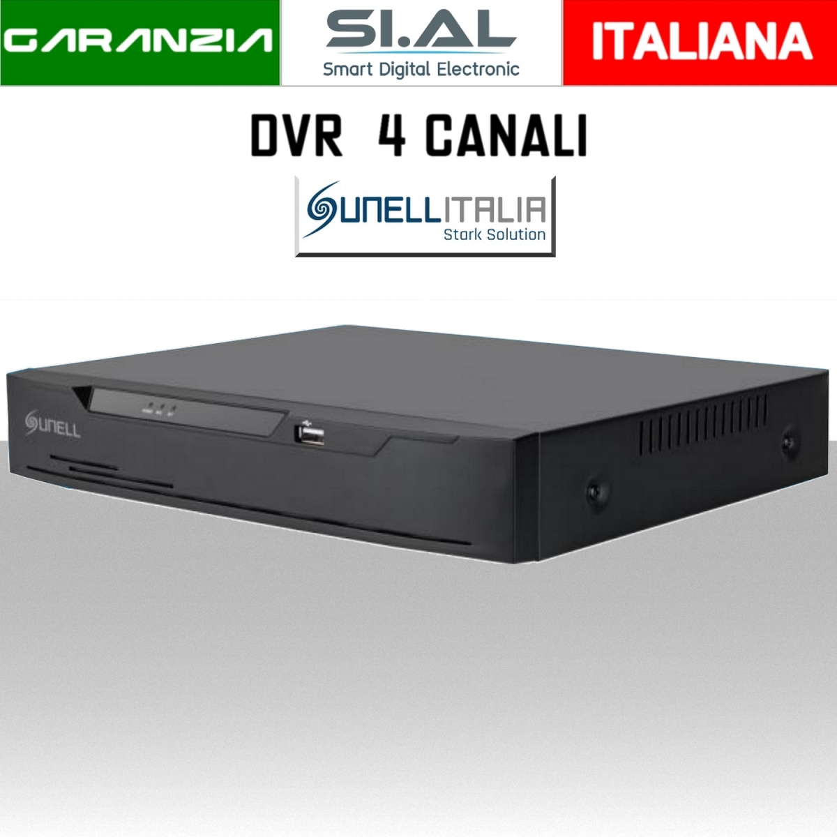 dvr telecamere 4 canali 5 mp sunell