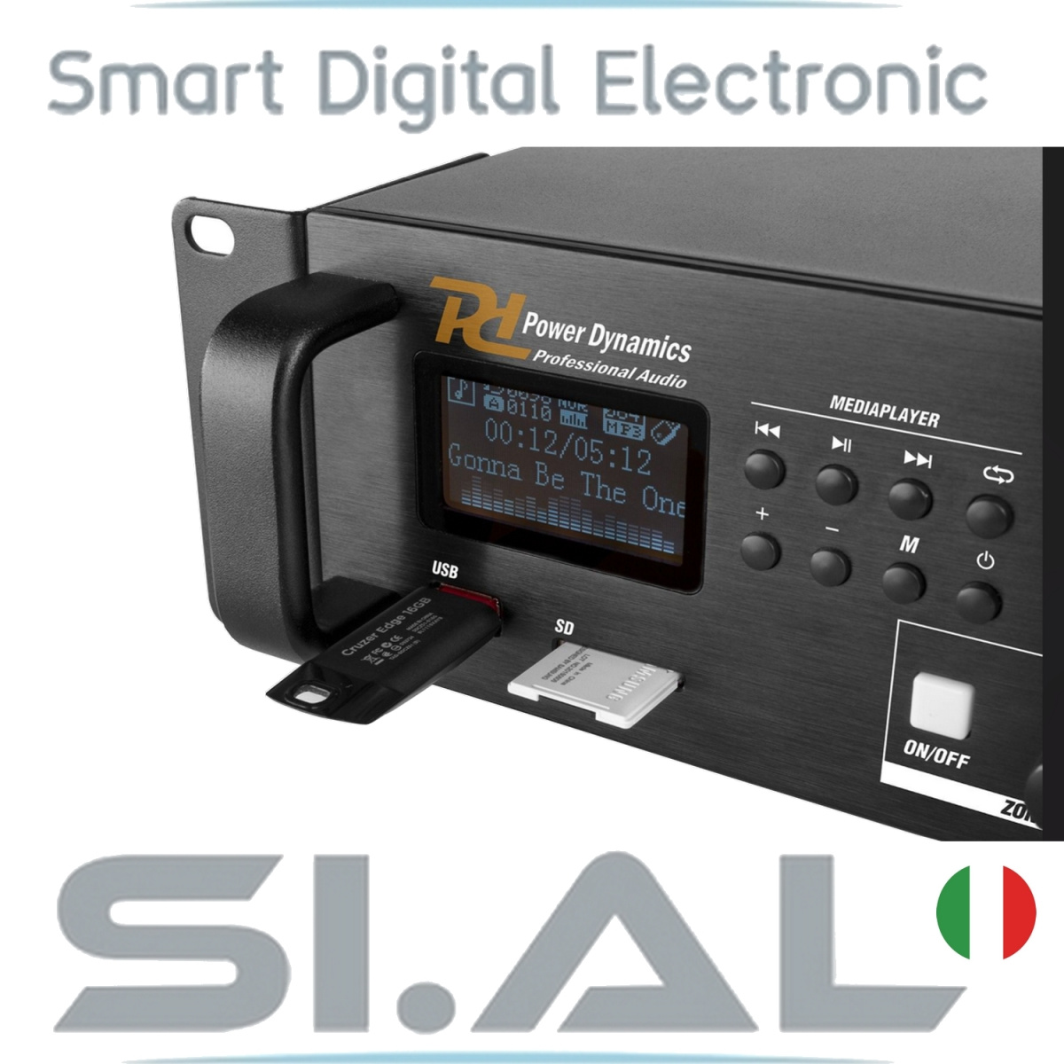 amplificatore audio 4 zone 100V