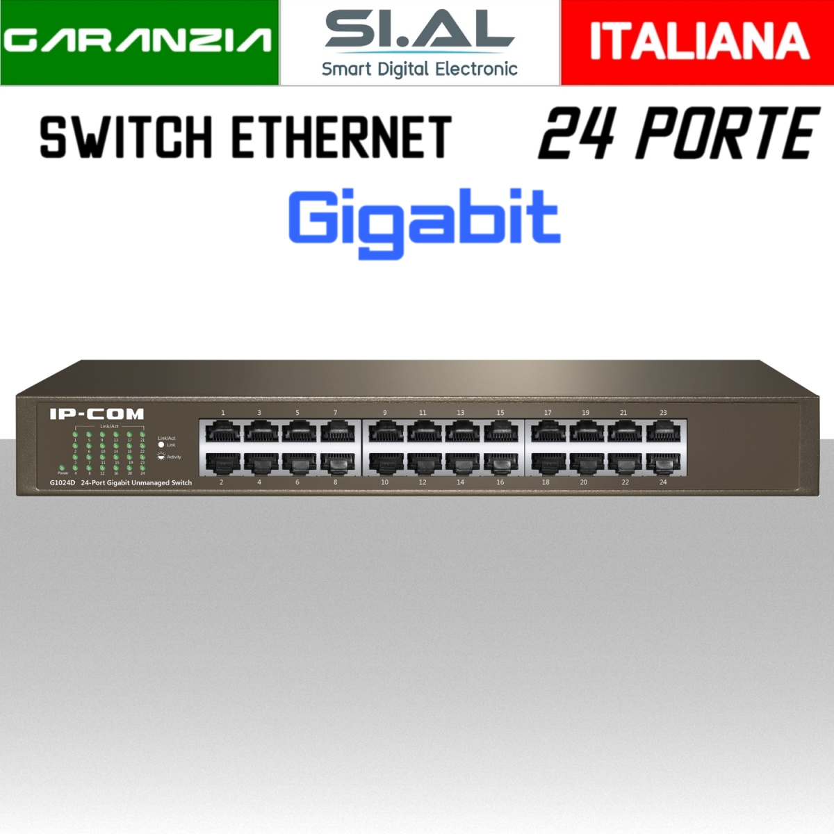 0418 switch 24 porte gigabit