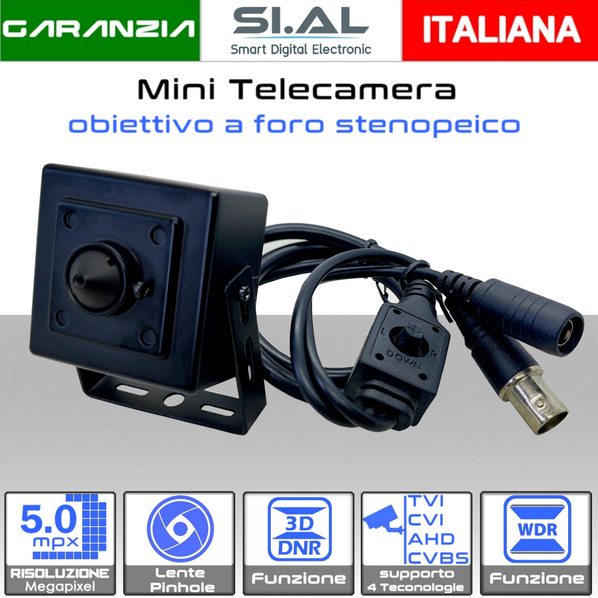 VT3P-5 mini telecamera