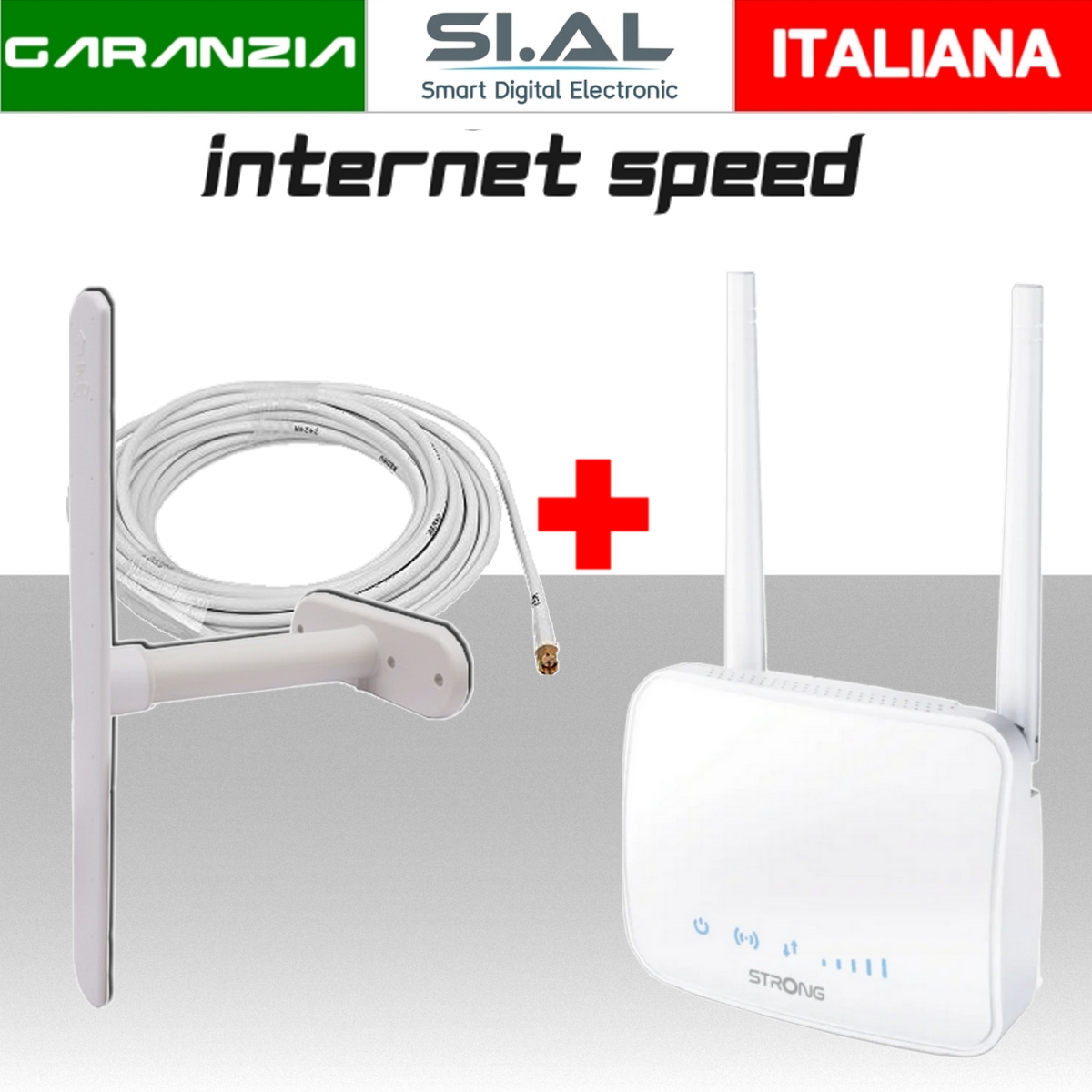 Router 4g con antenna omnidirezionale