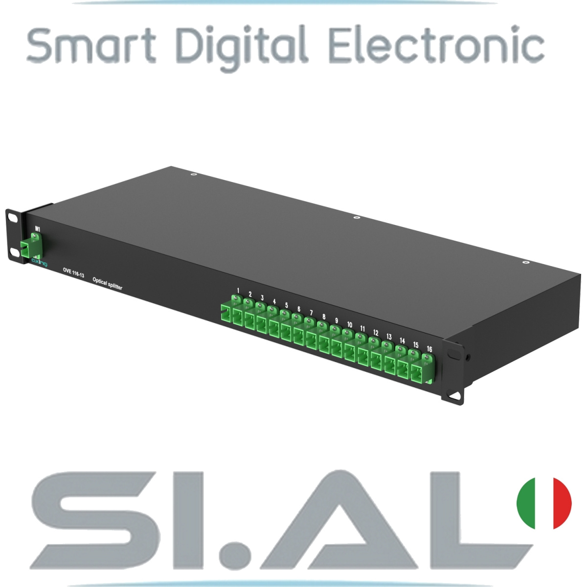 Splitter ottico 16 vie prese SC/APC