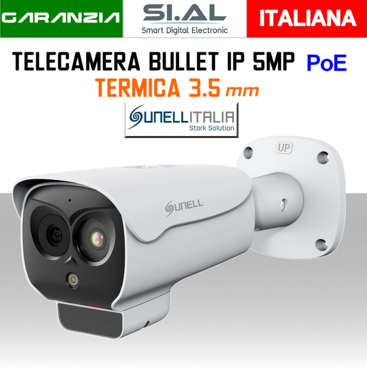 telecamera termica focale 3.5mm sunell