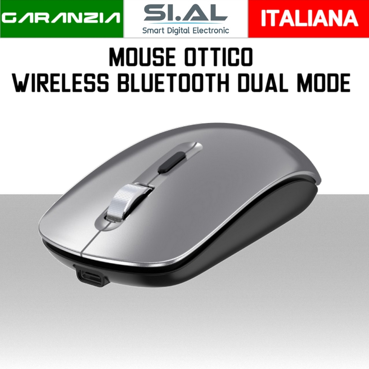 Mouse ottico dual mode wireless bt