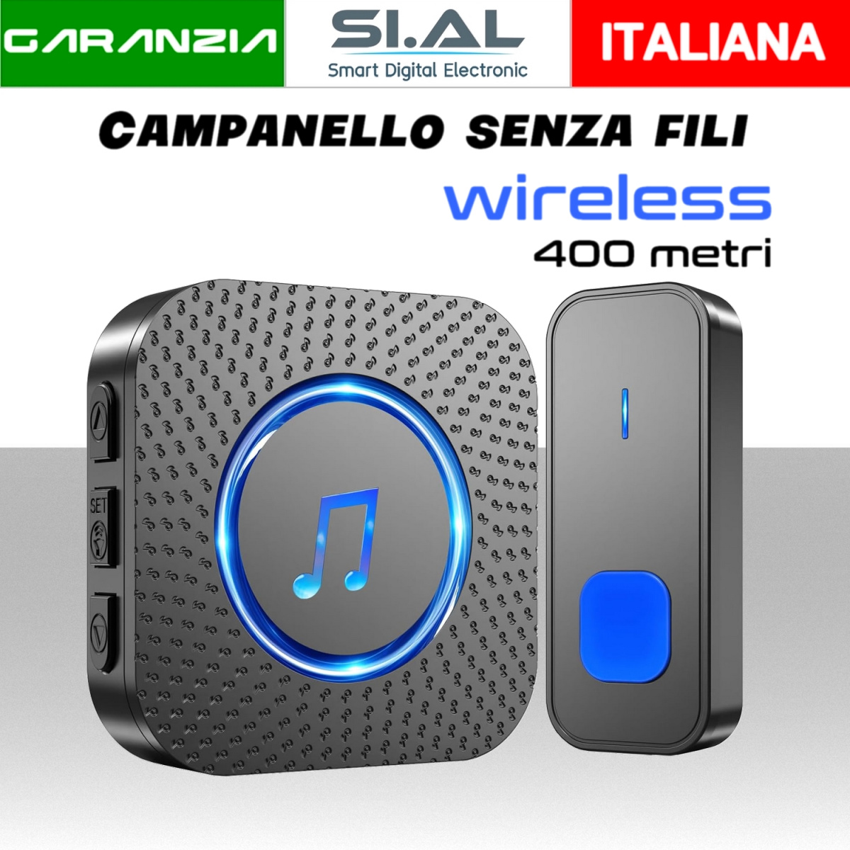 campanello wireless lunga distanza 400 metri