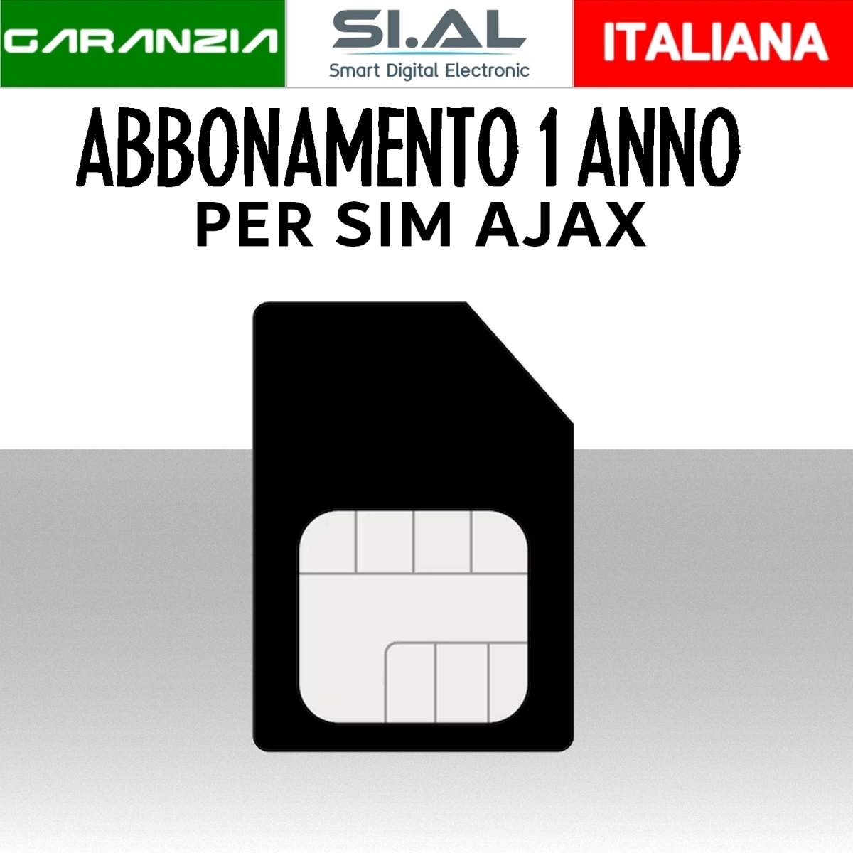 Ricarica sim Ajax 1 anno