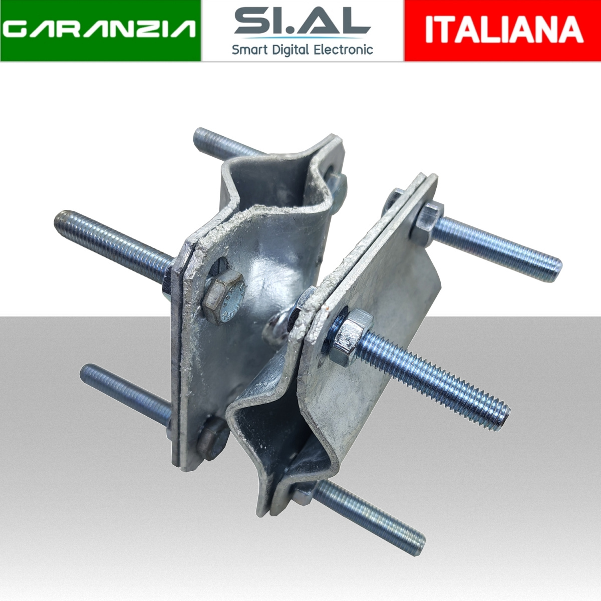 Giunto a croce per pali antenna