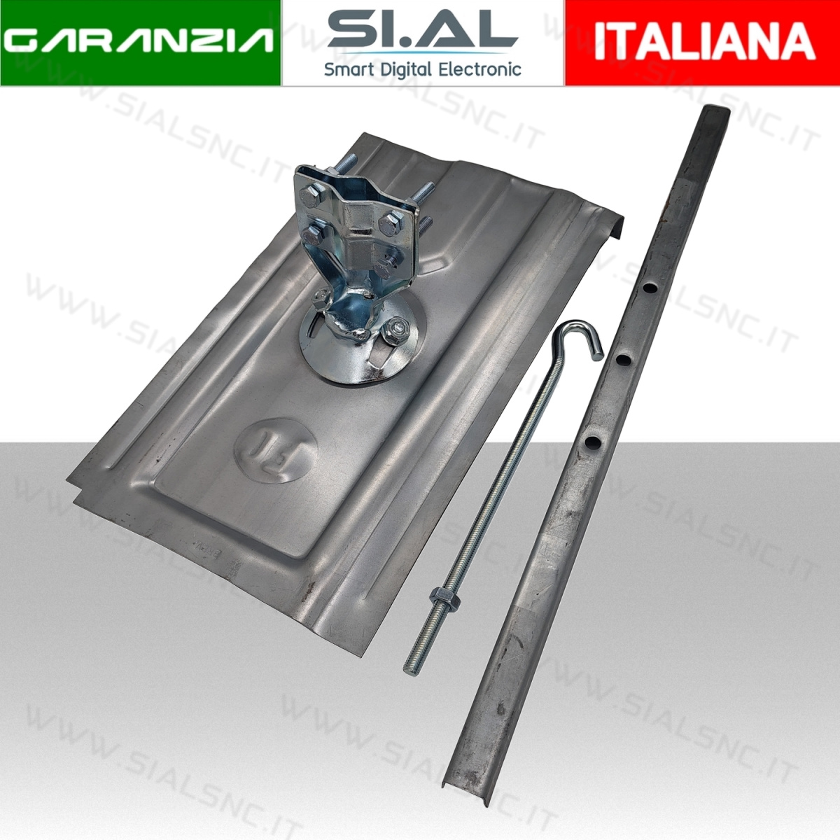 Tegola da Ancoraggio in Acciaio Zincato