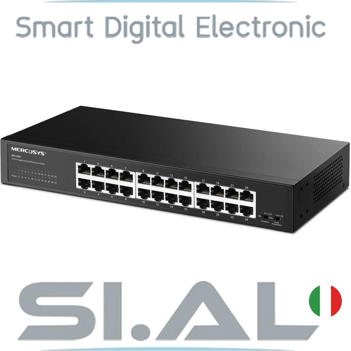 switch ethernet 24 porte gigabit 
