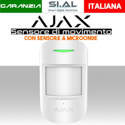 Rilevatore di movimento wireless Ajax MotionProtect Plus