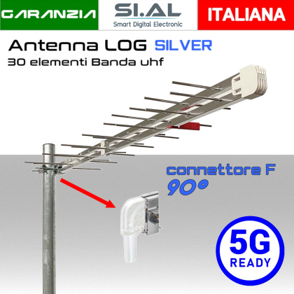 Antenna tv logaritmica UHF 5G Ready 30 elementi Emme Esse 2148F90B