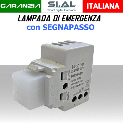 Lampada di emergenza da frutto con funzione passo passo SA/SE 