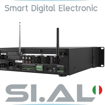 amplificatore audio 4 zone 100V