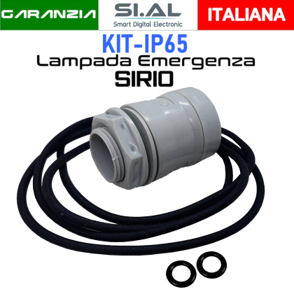 KIT IP65 per Lampade emergenza Modello SIRIO 