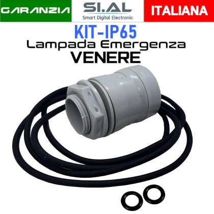 KIT IP65 per Lampade emergenza Modello VENERE