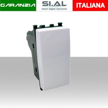 Deviatore unipolare 16A modulo MAPAM 603B Compatibile Vimar Plana Bianco