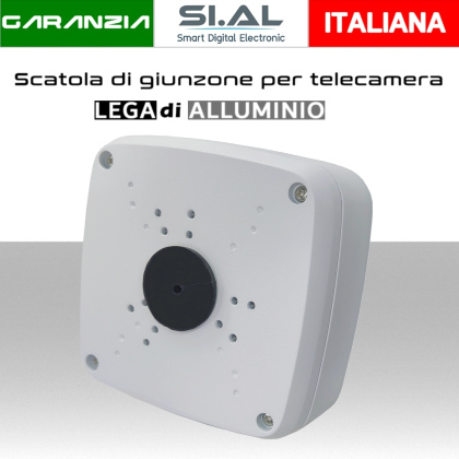 Scatola di giunzione in alluminio per Telecamera BOX impermeabile quadro
