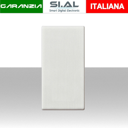 Copriforo tappo bianco per placche elettriche compatibile Vimar Plana Bianca