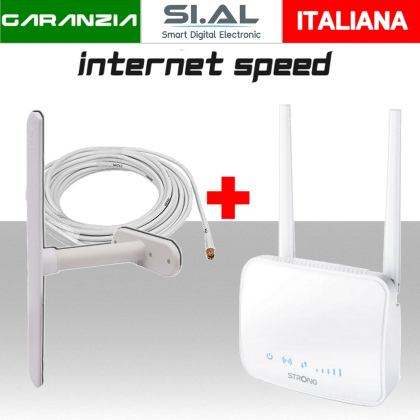 Router wifi sim 4G internet completo di antenna esterna LTE Omnidirezionale 