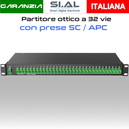 Splitter ottico 32 vie prese SC/APC