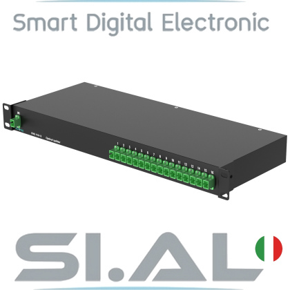 Splitter ottico 16 vie prese SC/APC