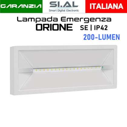Lampada emergenza LED da 200 lumen 11W SE IP42 ORIONE