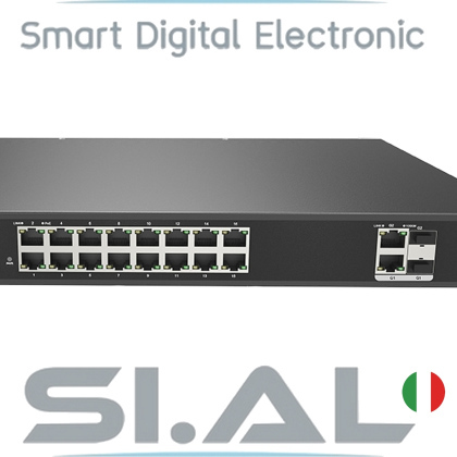 POE31016PFA switch 18 porte gigabit poe 2 SFP
