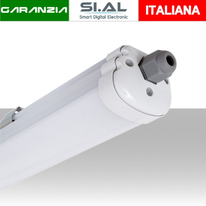 Plafoniera Led Lineare da 120cm 36W IP65 | Luce naturale 4000K alta luminosità