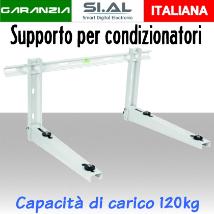 Staffa per Condizionatore universale zincata | Portata 120kg.