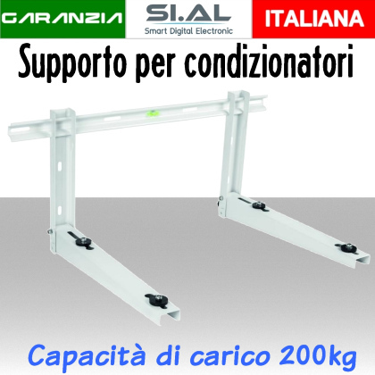 Staffa per Condizionatore universale zincata | Portata 200kg.