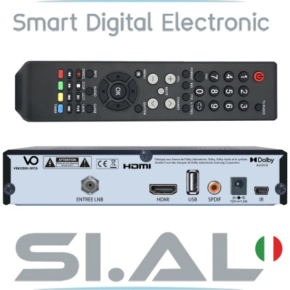 Decoder Fransat Servimat 4k con scheda