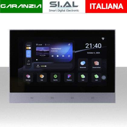 Amplificatore audio da incasso Touch | 2 zone 8x40W  | GLEMM PAA 599
