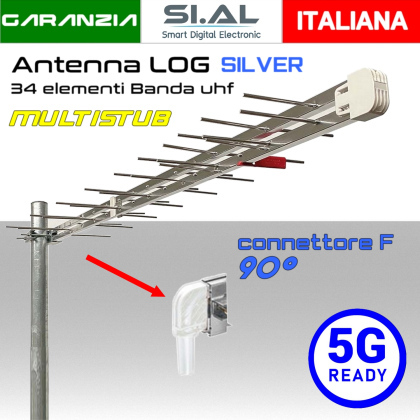 Antenna Logaritmica 34 Elementi UHF 5G Ready | Emme Esse 45LN34F