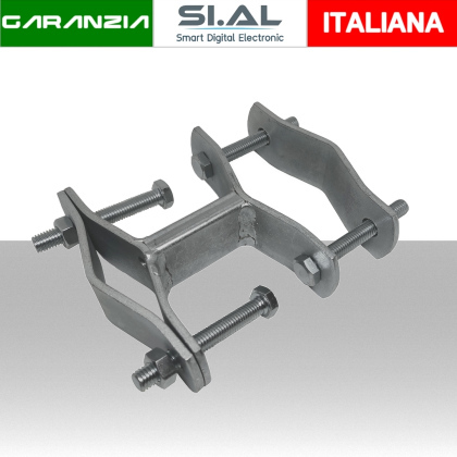 Cavallotto a 8 con distanziatore 4 cm Palo-Palo Ø 25-60mm
