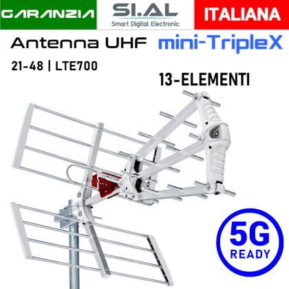 Antenna UHF 5G Ready MiniTriPLEX 13 elementi 